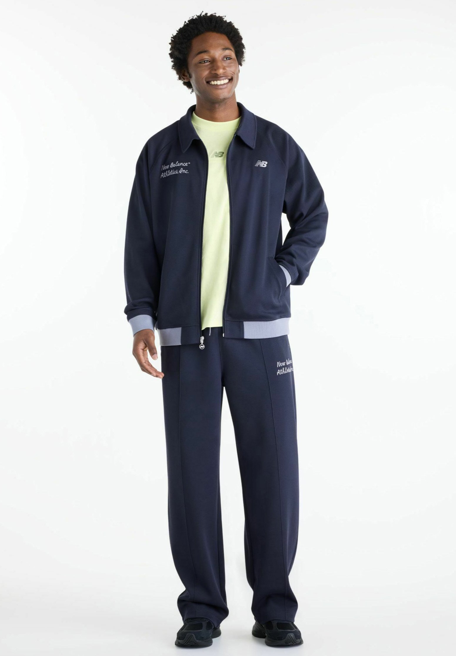 New Balance SPORT LEGACY PIQUE JACKET - Jas - dark night/blauw