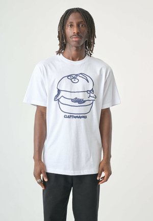 FISCHBURGER - T-Shirt print - white