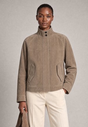 Ricano, ADRIANA - Giacca di pelle - taupe (velours)