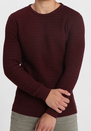 Jersey de punto - bordeaux