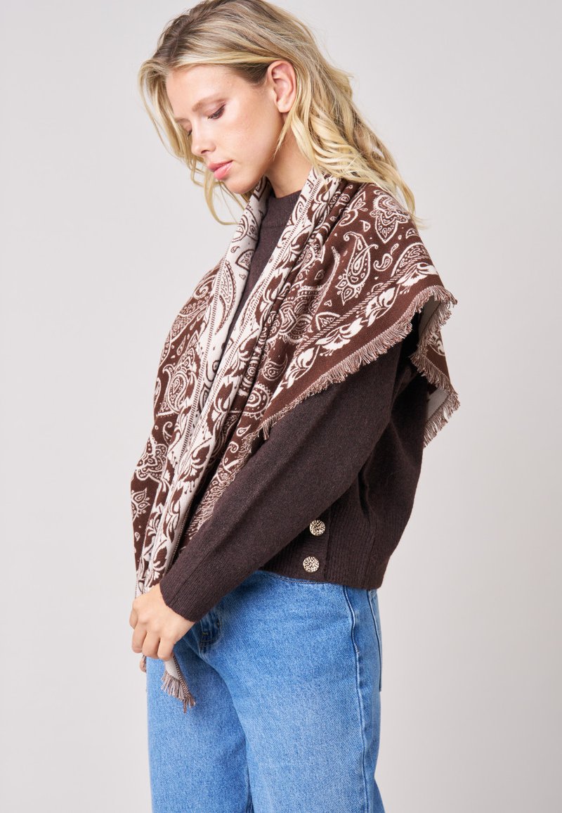 DEELUXE SYBILLE - Scarf - hellbraun/light brown - Zalando