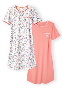 Damart 2 PACK - Camicia da notte - rose feuillage