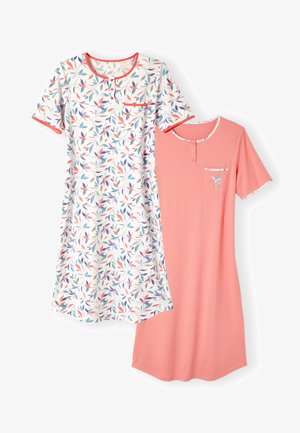 Damart 2 PACK - Nightie - rose feuillage