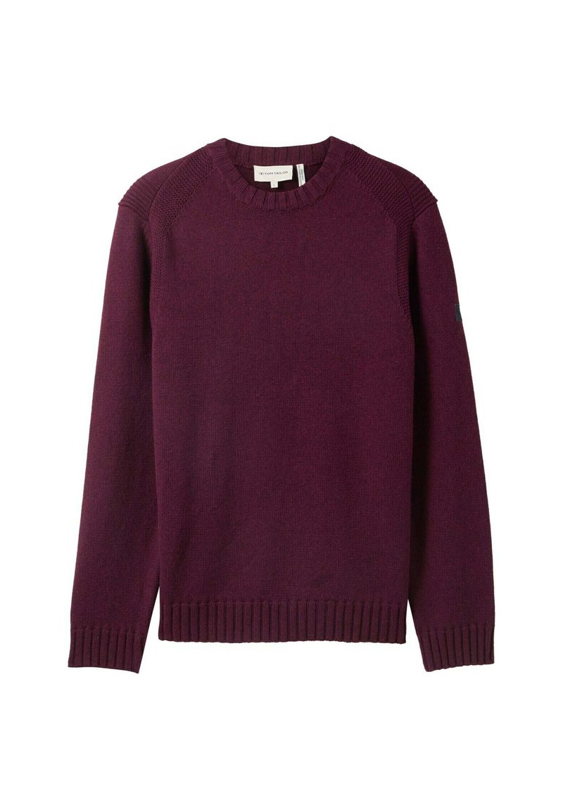 Tom Tailor Trui donkerrood Tom Tailor Trui donkerrood