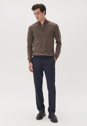 Matinique MAMASON SZ MERINO - Jersey de punto - brown soil melange