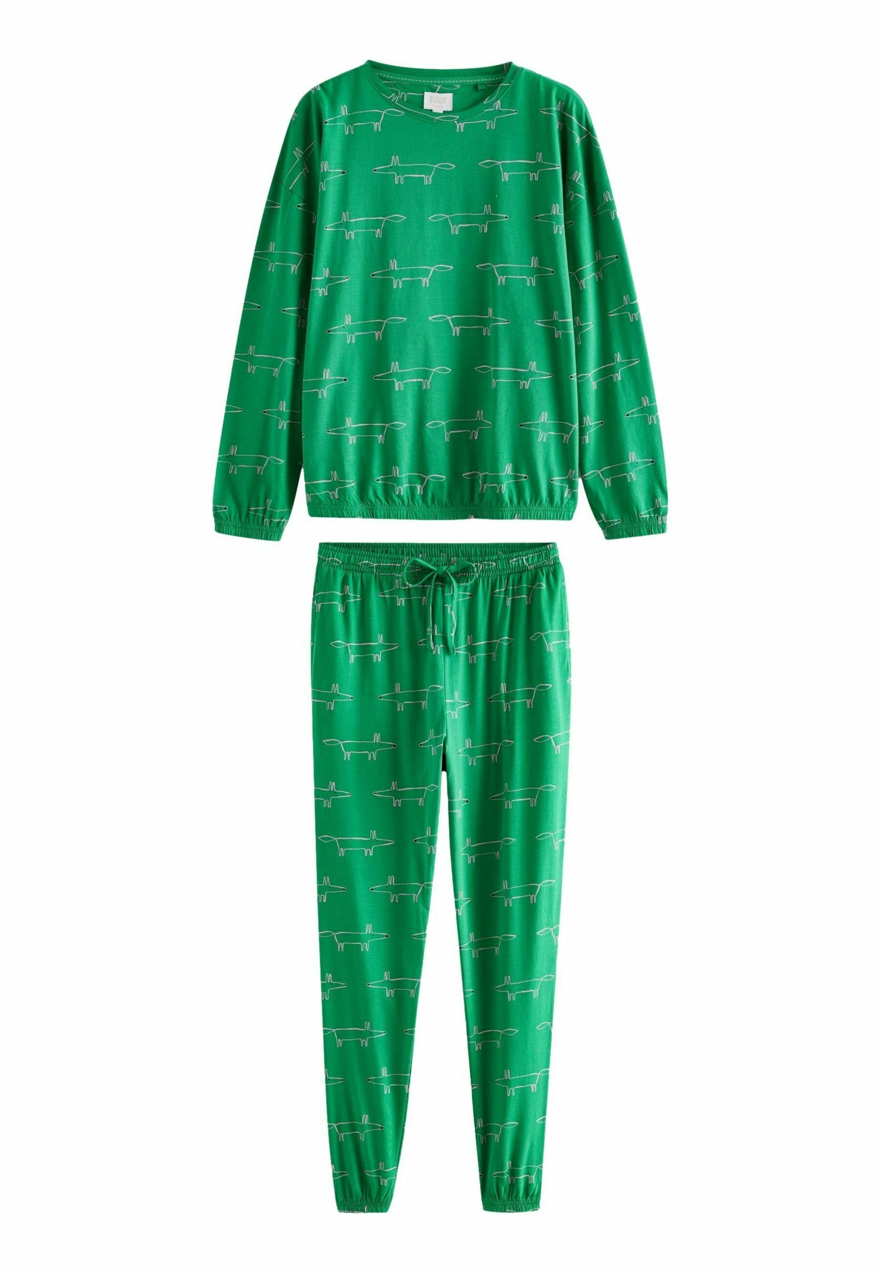 Next LONG SLEEVE - REGULAR FIT - Pižamos komplektas - green