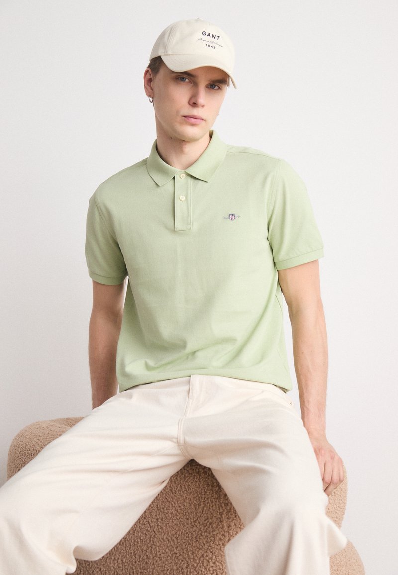 GANT - REG SHIELD - Polo krekls - milky matcha, Palielināt