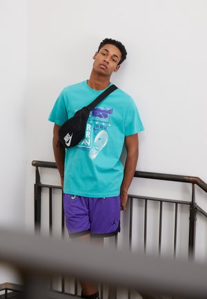BRAND CREW - T-shirt con stampa - washed teal