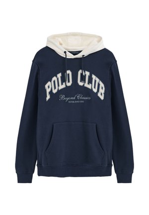 Polo Club, SWEATSHIRT MAN DIONISO LONG SLEEVE RELAXED FIT - Jersey con capucha - navy