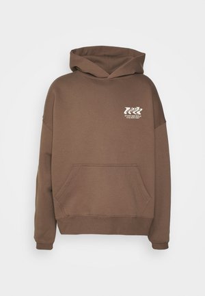 TYPE HOODIE UNISEX - Mikina s kapucí - choc