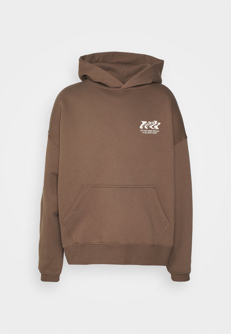 WRSTBHVR TYPE HOODIE UNISEX - Sweatshirt com capuz - choc