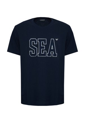 T-SHIRT SEA - T-shirt con stampa - blue