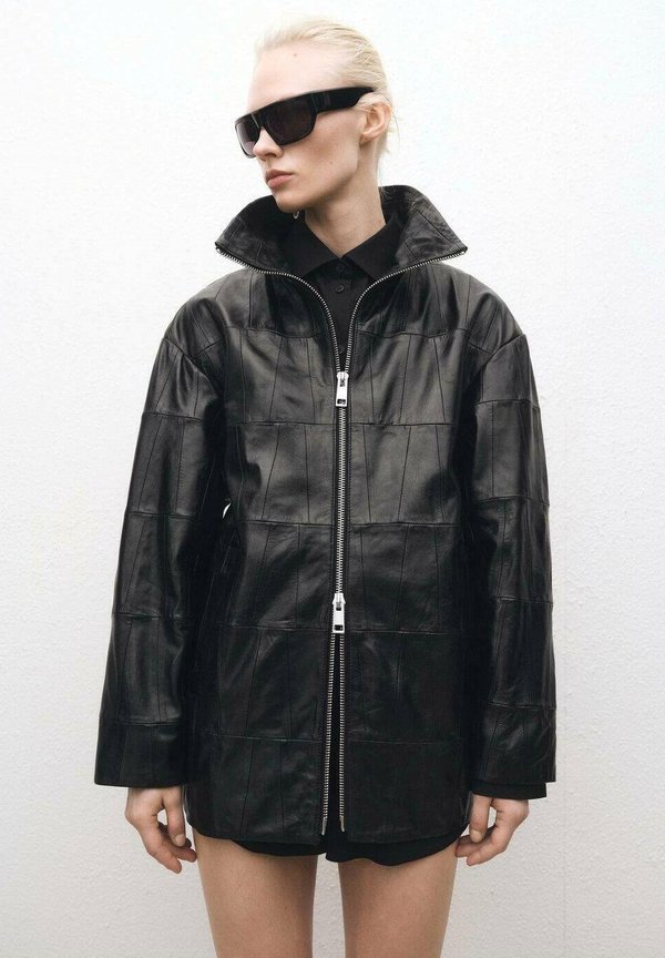 Leather jacket - noir - Main Image