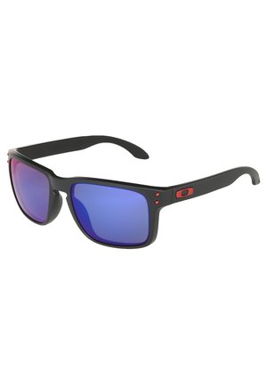 HOLBROOK UNISEX - Occhiali da sole - matte black/positive red iridium