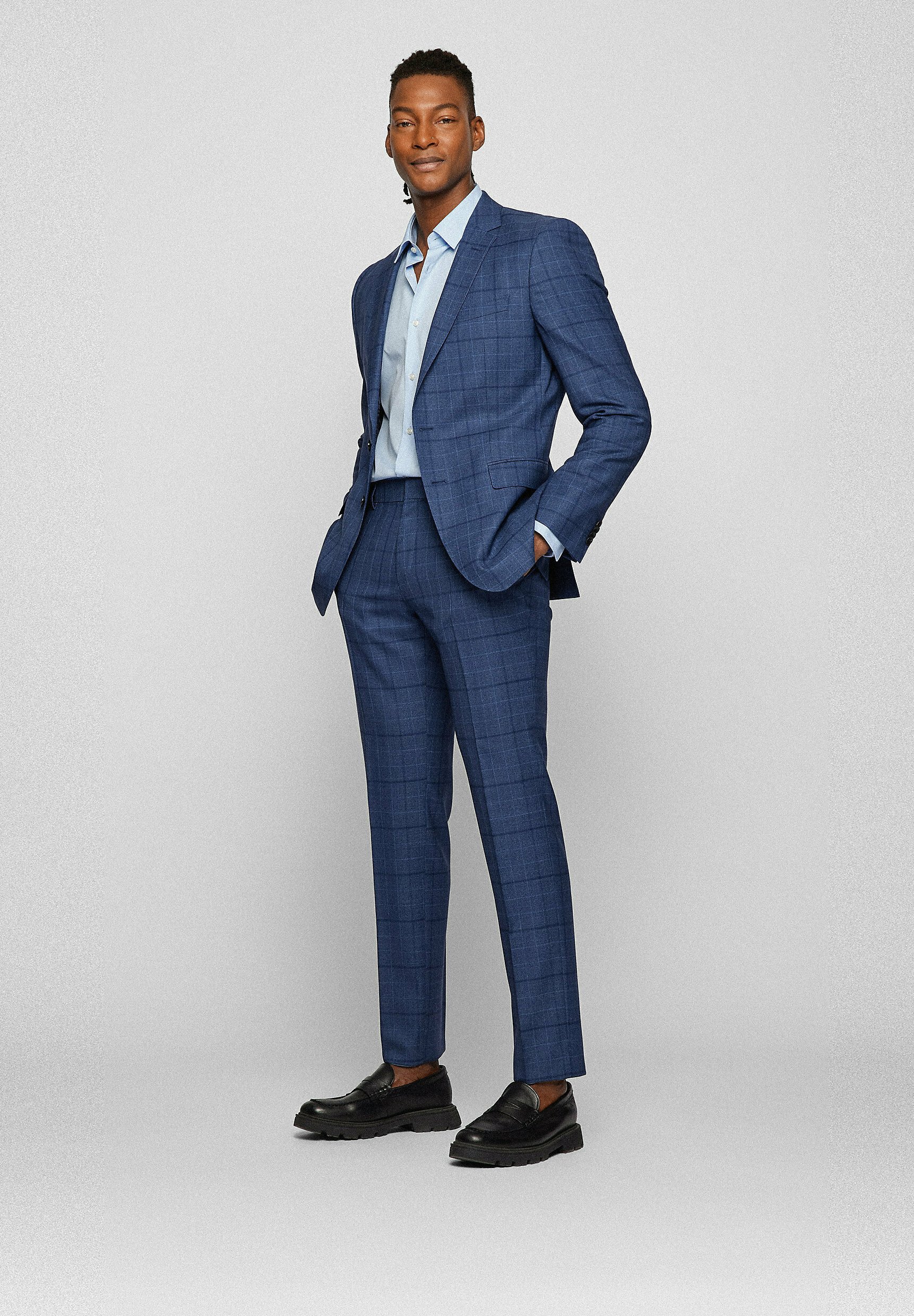 BOSS SET - Suit - open blue/blue 