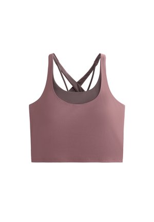 OYSHO COMFORTLUX OVERLAY - Sutien sport - mauve