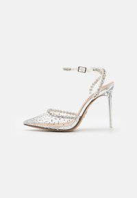 Steve Madden - VAPORIZE - Sandale cu toc - clear Imagine miniatură 1