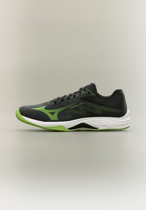 Mizuno LIGHTNING STAR JR UNISEX - Παπούτσια βόλεϊ - black/jade lime/mandarin orange