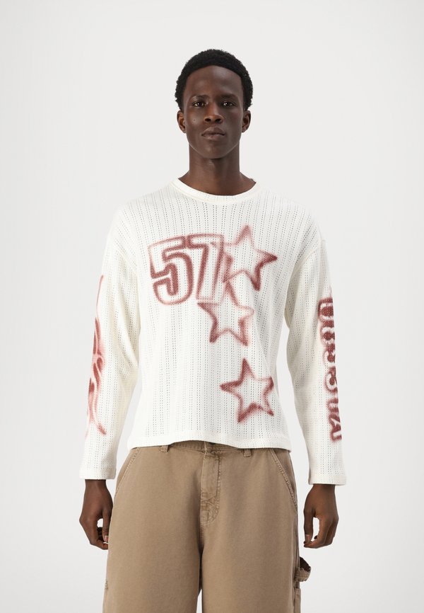 STAR POINTELLE  - Jumper - ecru