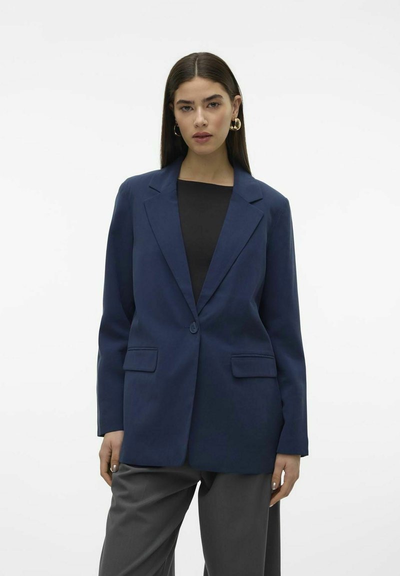 Vero Moda VMCARMEN LS - Kratka jakna - navy blazer