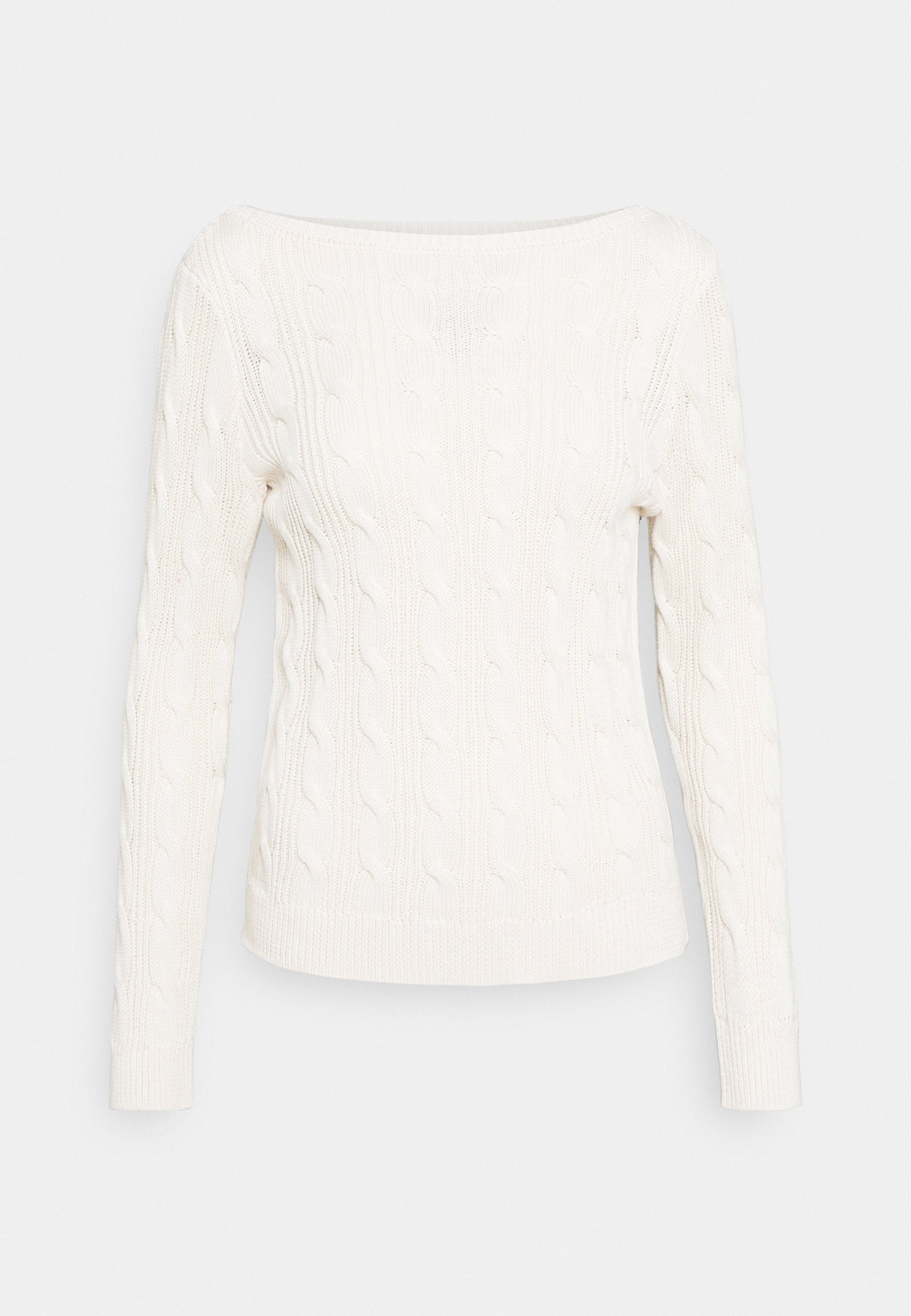ralph lauren cream cable knit jumper