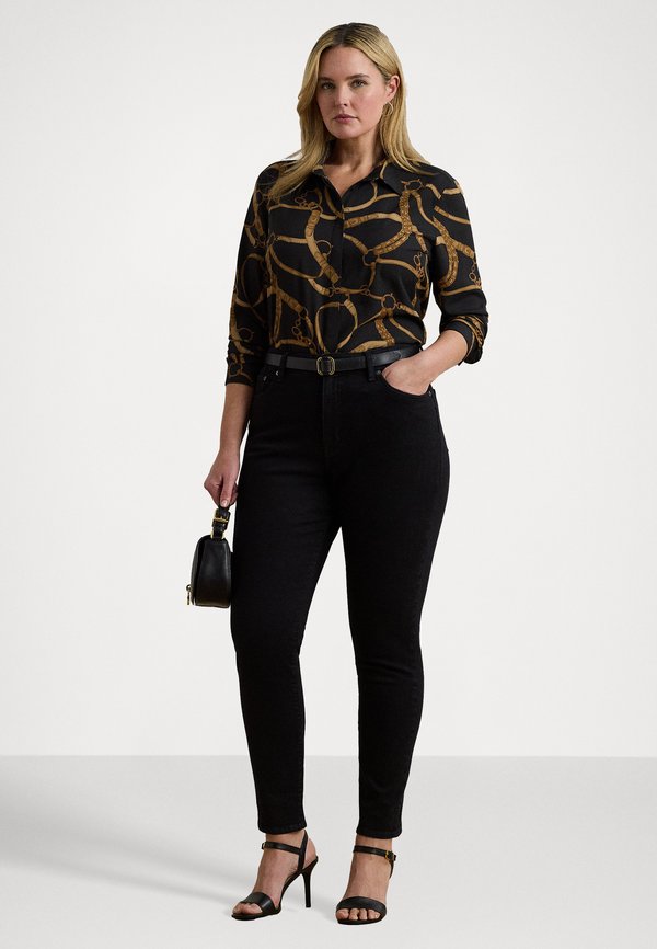 CLASSIC FIT BELTING-PRINT CREPE SHIRT - Button-down blouse4