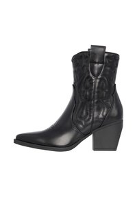 Bottines de cowboy / motard - schwarz