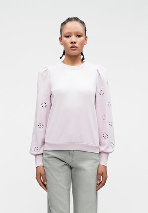 ONLFEMME PUFF EMBROIDERY - Felpa - winsome orchid