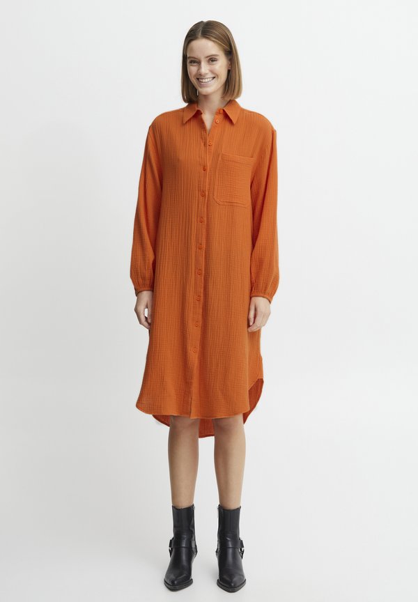 BYIberlin - Shirt dress - orangeade