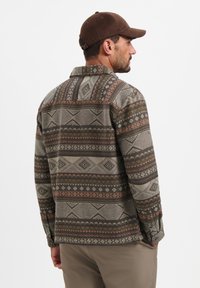 NO EXCESS PATTERNED JACQUARD - Summer jacket - taupe