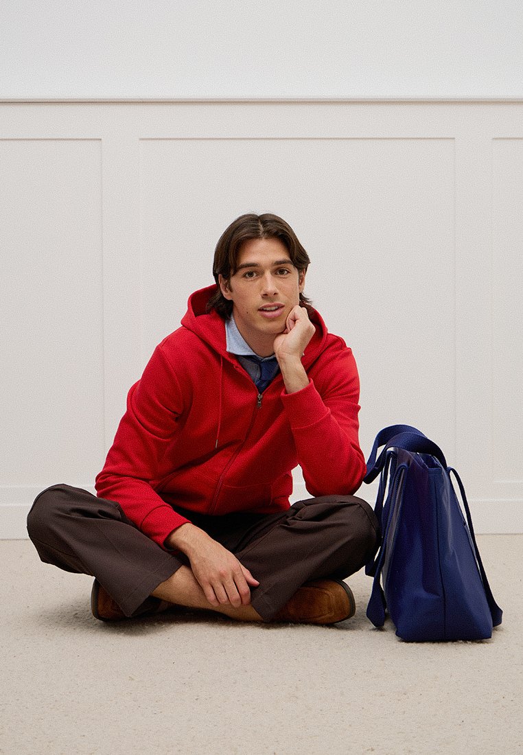 Polo Ralph Lauren Sweater met rits rood Polo Ralph Lauren Sweater met rits rood