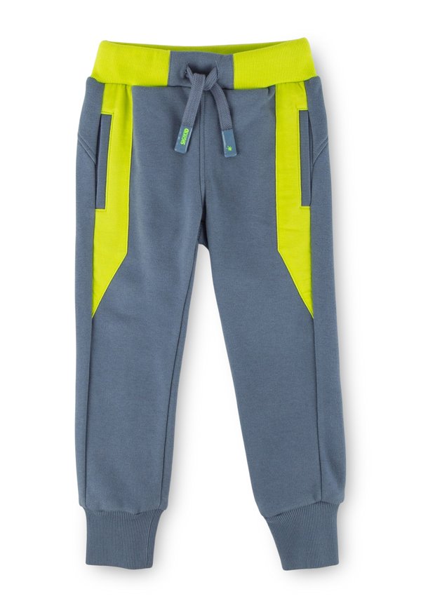 DINO - Jogginghose - blau neongelb
