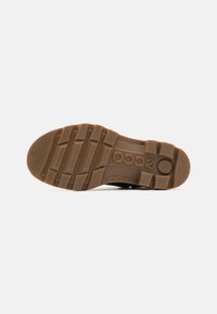 ECCO GRAINER W - Šněrovací boty - black/cocoa brown