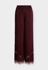 PIA MARIA - Wide leg - burgundy