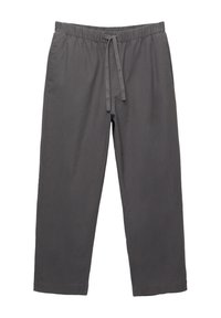 LINEN BLEND - Pantaloni - dark grey