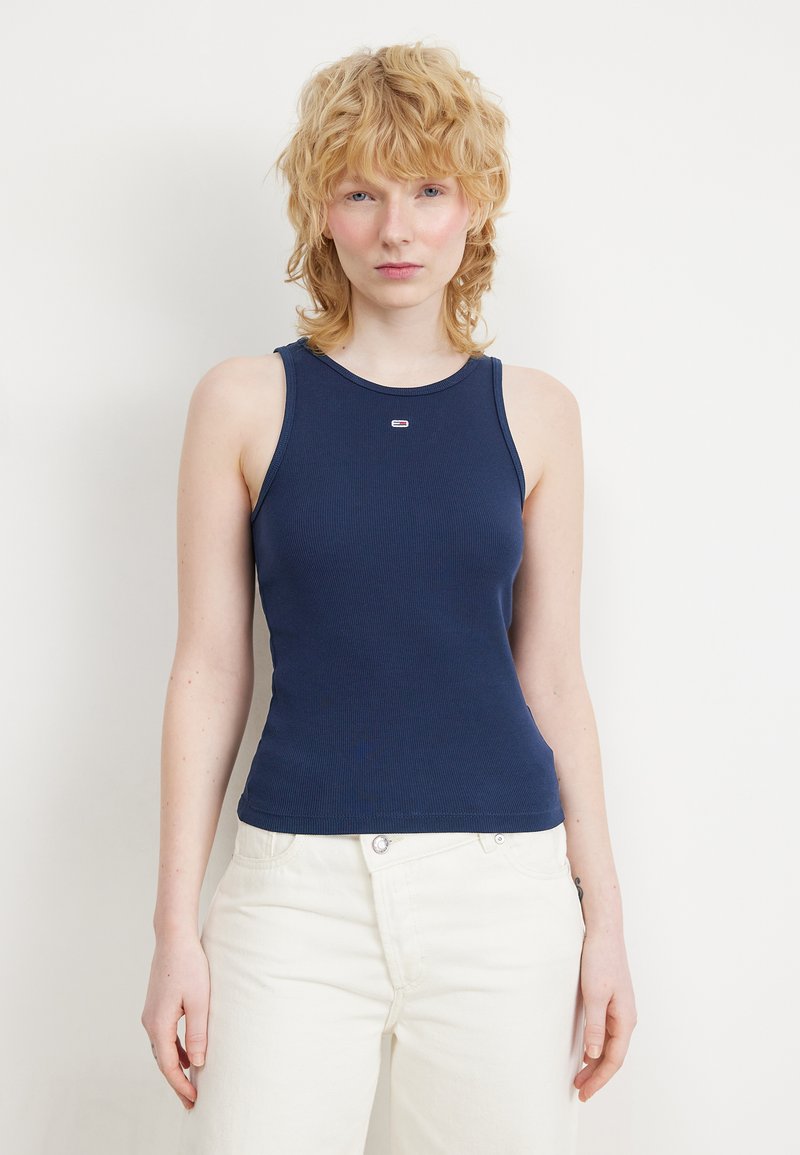 Tommy Jeans ESSENTIAL TANK - Top - dark night navy
