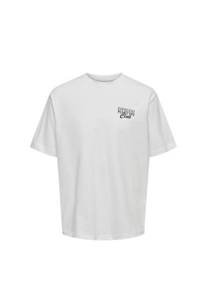 Only & Sons KURZARM - Camiseta estampada - weiß