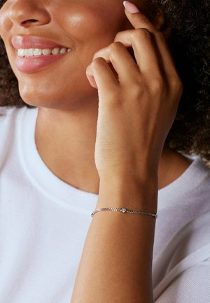 Lucardi, STATEMENT - Bracelet - silver-coloured zirconia