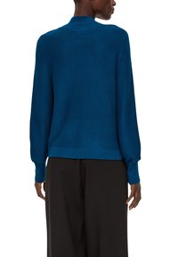 s.Oliver BLACK LABEL AUS MIX - Strickpullover - blau