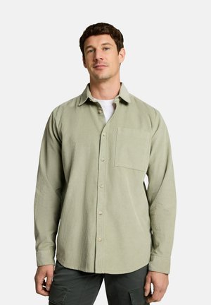 TOM TAILOR, SOFT CORDUROY SHIRT - Hemd - iron mint