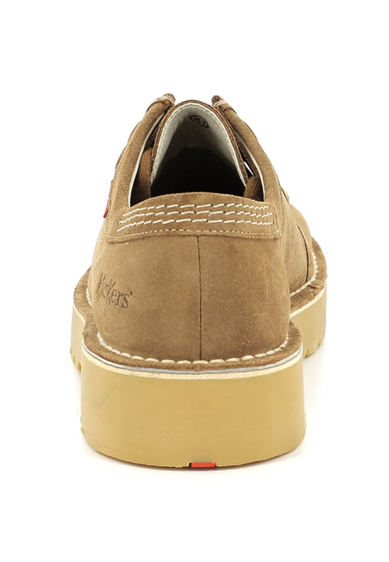 Kickers Daltrey Low Derbies Homme Cuir - Chaussures Ville Confortables Lacets Talon Plat Style Classique