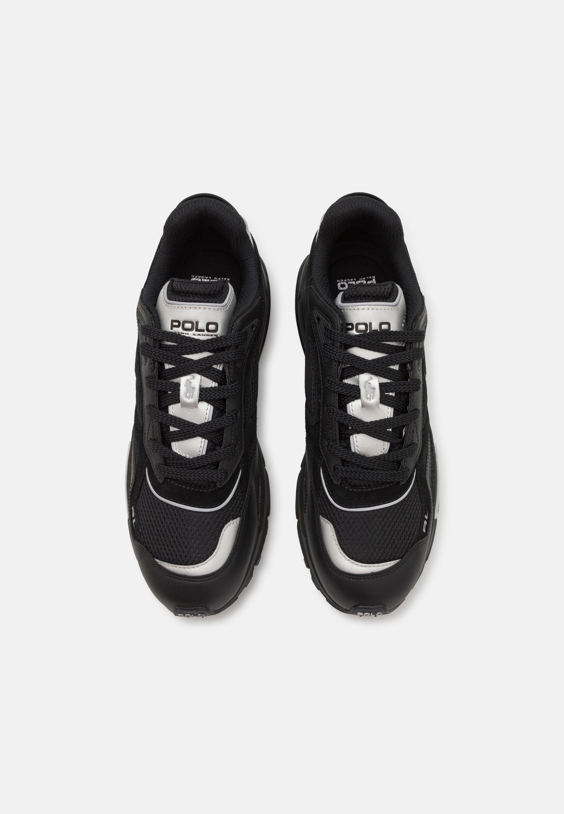 Polo Ralph Lauren TRACKSTR 275 - Trainers - black/silver/black