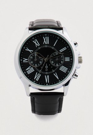 Ρολόι με χρονογράφο - silver-coloured/black