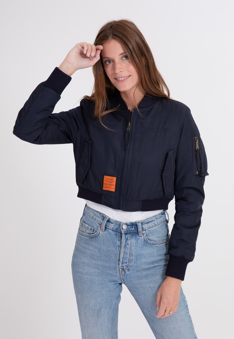 Damen Leichte Jacken | Bombers SLASH Bomberjacke navy/dunkelblau - KH21982 Damen Leichte Jacken | Bombers SLASH Bomberjacke navy/dunkelblau - KH21982