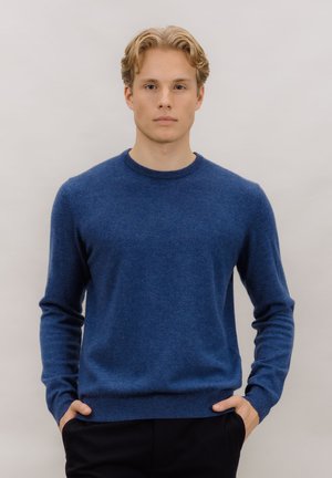 SWEATER ARTHUR - Strikkegenser - mid blue