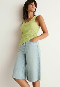 Next TEXTURED REGULAR FIT - Top - sage green