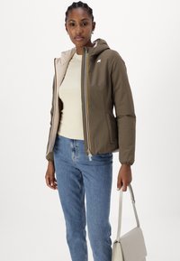K-Way REVERSIBLE WARM DOUBLE - Veste mi-saison - brown/pink