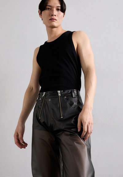 GmbH DOUBLE ZIPS - Pantaloni - dark grey
