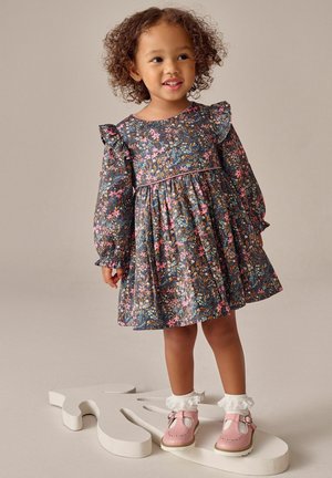 Next, REGULAR FIT - FRILL LONG SLEEVE - Denné šaty - multi ditsy
