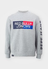 RED BULL RACING COLOUR BLOCK GRAPHIC CREW - Sweatshirt - marl grey